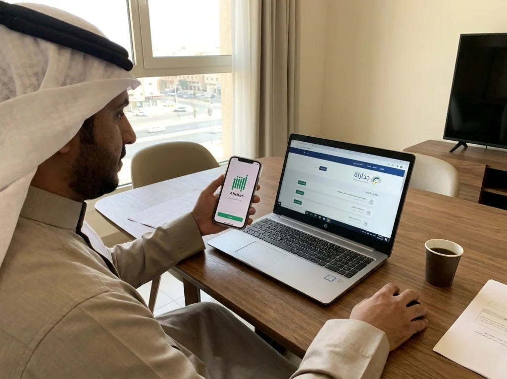 استخدام أبشر وجدارات معاً لتعظيم فرص التوظيف