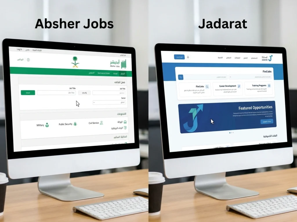 الفرق بين أبشر توظيف وجدارات في ا