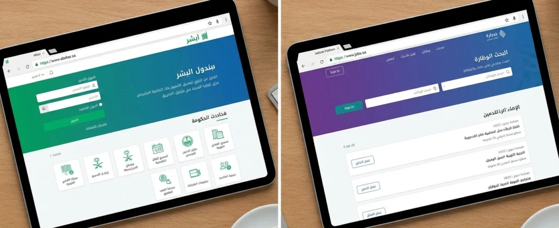 الفرق بين أبشر توظيف وجدارات 2026: أيهما يناسبك؟